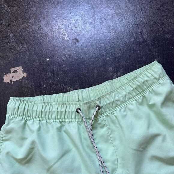 Billabong Lime Green Lightweight Drawstrings Shorts Men’s Size Medium Beach - Picture 5 of 14